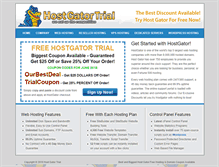 Tablet Screenshot of hostgatortrial.com